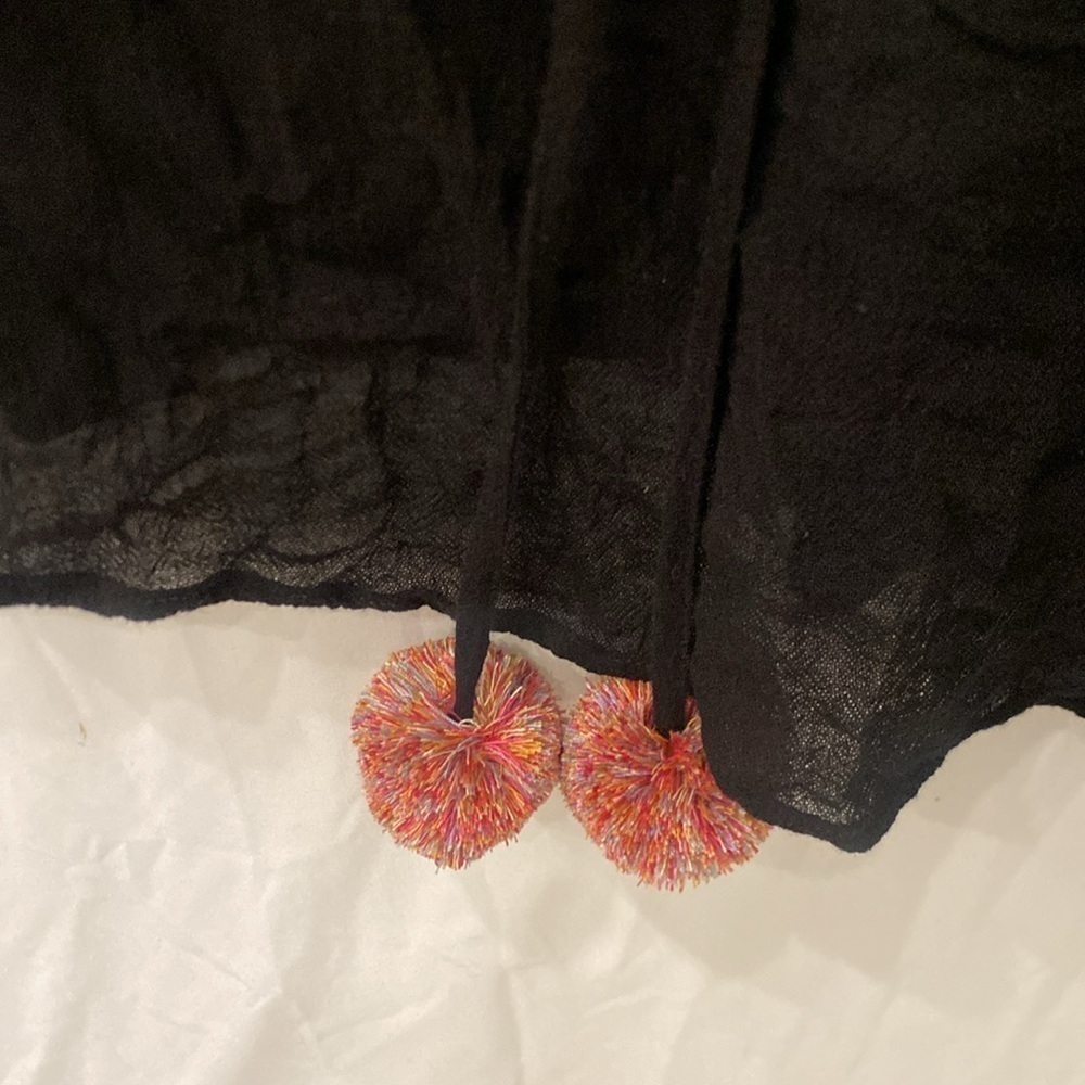 Johnny Was Calme Cold Shoulder Blouse Xs swim cover up - Picture 4 of 6